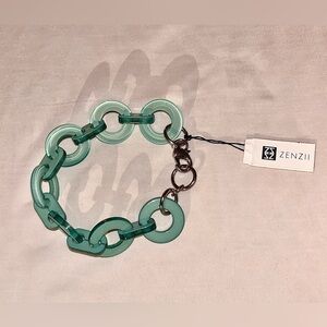 ZENZII Seafoam Mint Chunky Link Bracelet
